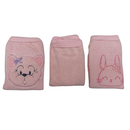KIT PANO DE BOCA BORDADO ESTAMPADO E LISO