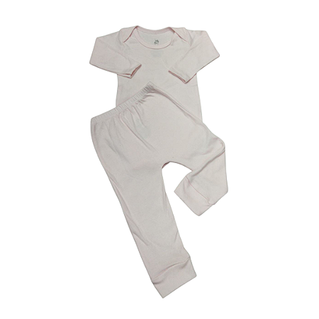 KIT 2 BODY MANGA LONGA SUEDINE REATIVO LISO 123 / CALÇA PUNHO REATIVO LISO 123