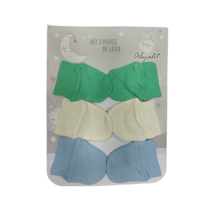 KIT 3 PARES DE LUVAS