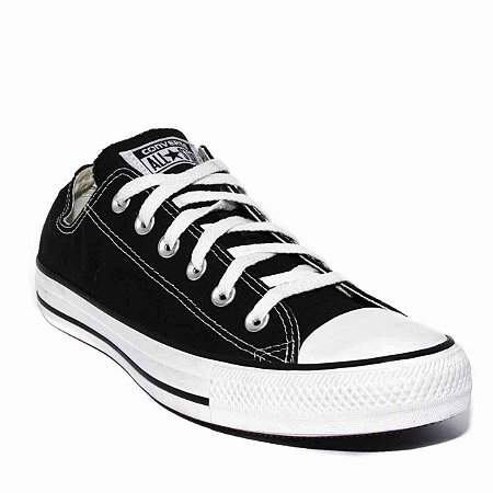 Tênis Converse All Star Preto/branco/preto - Frank Chaves Calçados