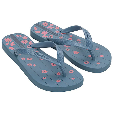 Chinelo Ipanema Rosa/azul