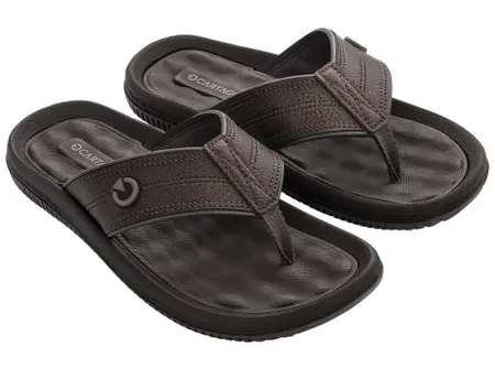 Chinelo Cartago Marrom/marrom escuro
