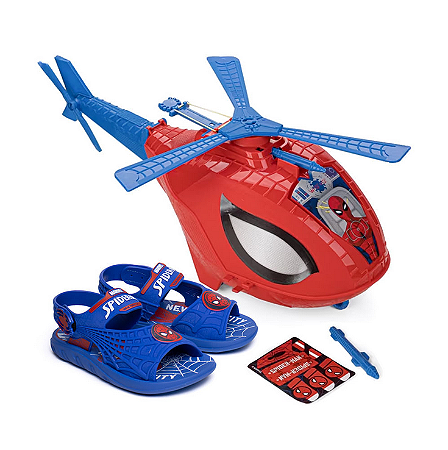 Sandália Homem aranha Azul/vermelho