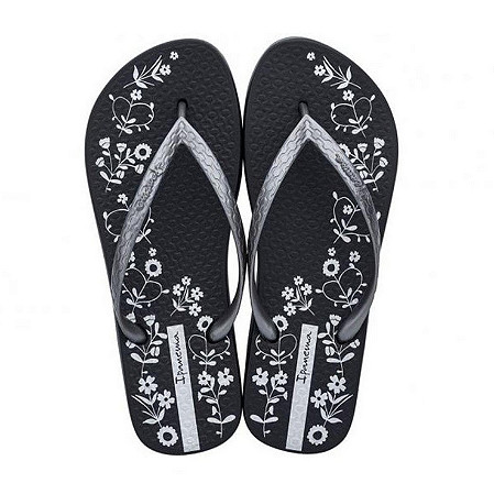 Chinelo Ipanema Pto/pto/ouro