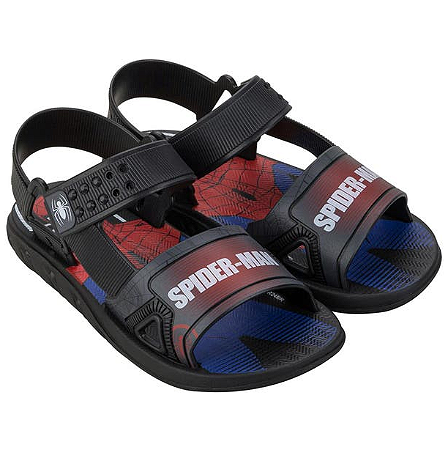 Sandália Marvel Pto/vermelho/azul