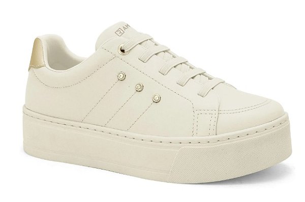 Tênis Ramarim Coconut/golden