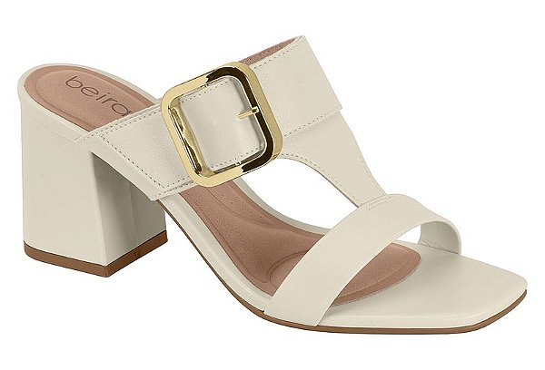 Sandália Beira Rio Branco Off