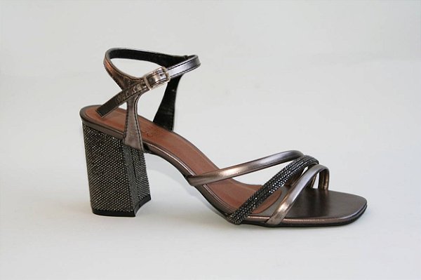 Sandália Olivia Chaves Io Prata Velho