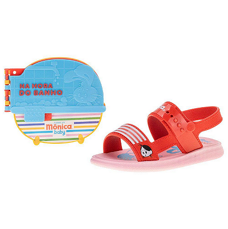 Sandália Turma Da Monica Rosa/rosa