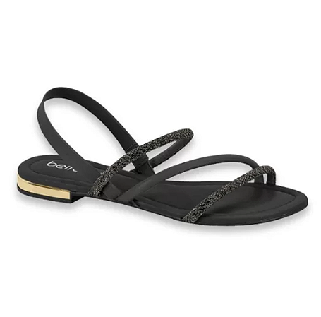 Sandália Beira Rio Black Diamond/preto