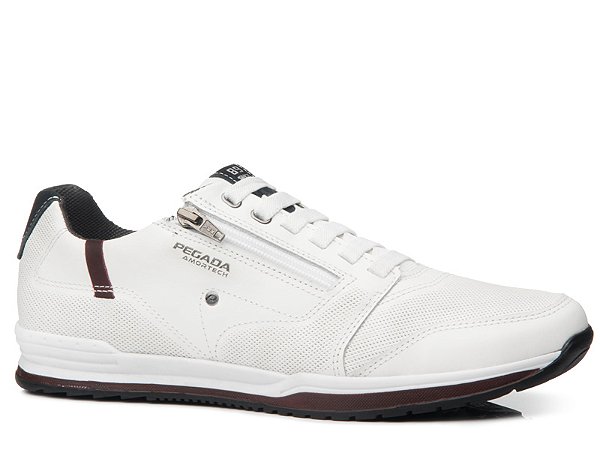 Sapato Pegada Branco/marinho/bordo