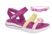 Sandália Kidy Pink/amarelo