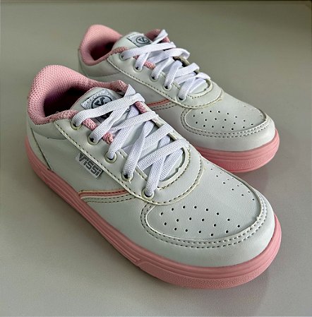 Tênis Vissi Bco/rosa