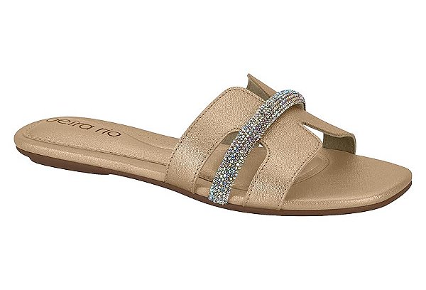 Sandália Beira Rio Dourado