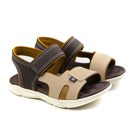 Sandália Molekinho Cafe/bege