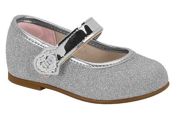 Sapato Molekinha Prata