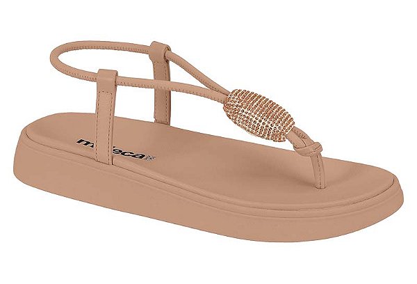Sandália Moleca Nude/light Beige