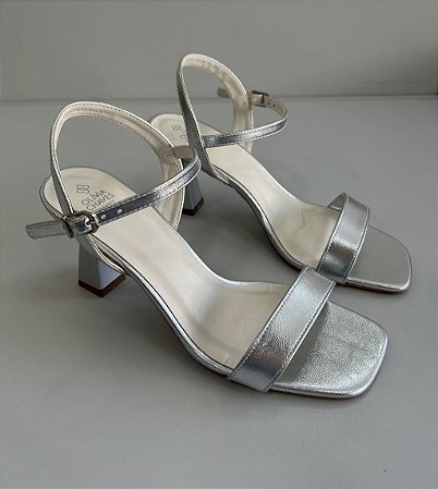 Sandália Olívia Chaves Prata