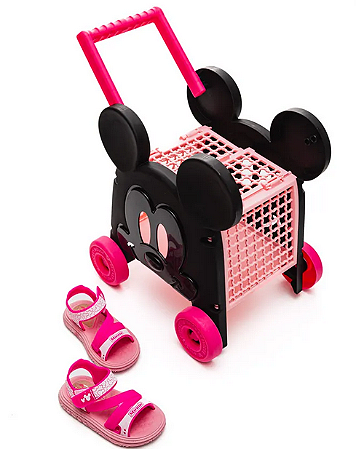 Sandália Disney Rosa/rosa