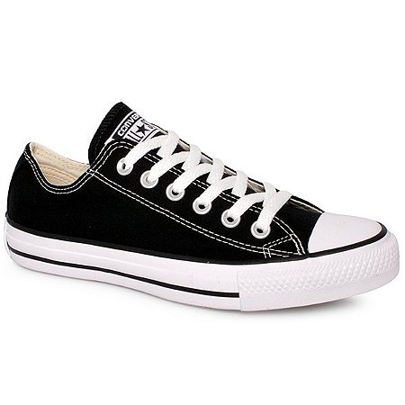 Tênis Converse All Star Preto/vermelho - Frank Chaves Calçados