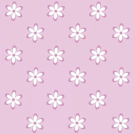 Papel De Parede Infantil Flores Margarida