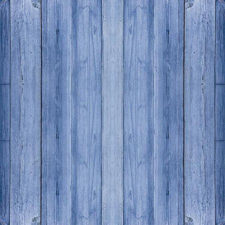 Papel De Parede Madeira Azul