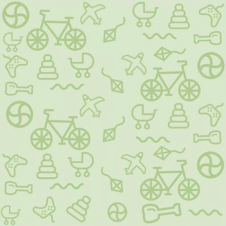 Papel De Parede Infantil Brinquedos