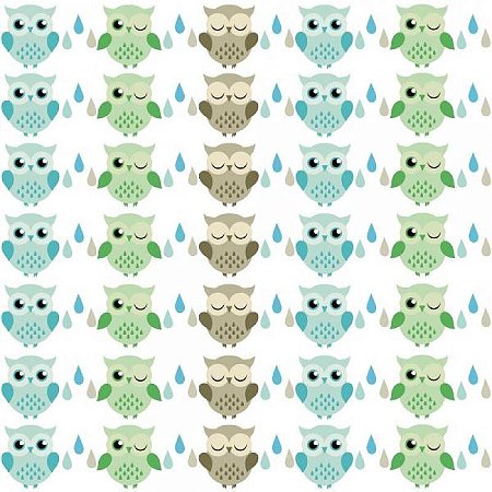 Papel De Parede Infantil Corujas