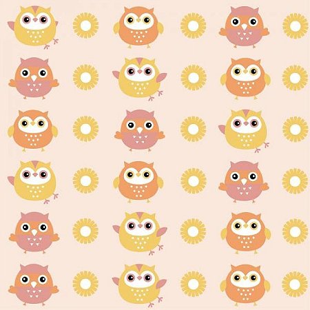 Papel De Parede Infantil Corujinhas