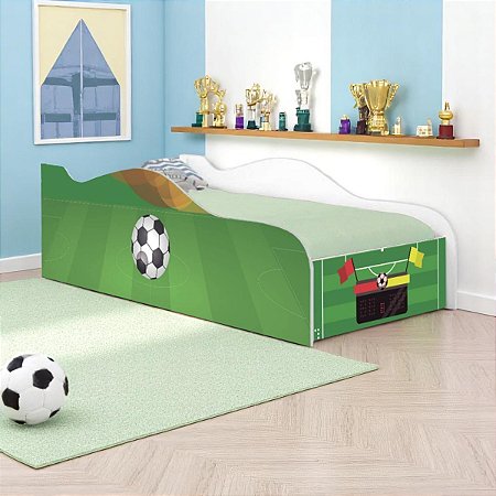 Cama Mobili Infantil Futebol Gramado