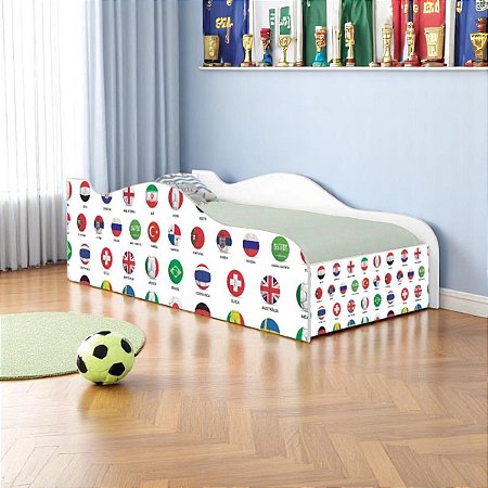 Cama Mobili Infantil Futebol Seleções Copa