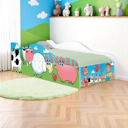 Cama Mobili Solteiro Fazendinha Feliz