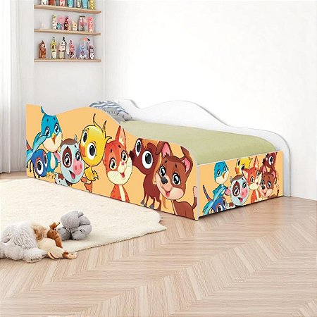 Cama Mobili Solteiro Animais