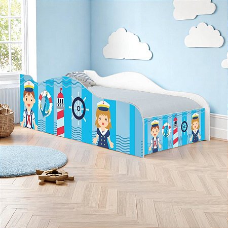 Cama Mobili Solteiro Marinheiros Kids