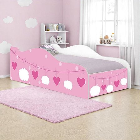 Cama Mobili Infantil Nuvens Menina