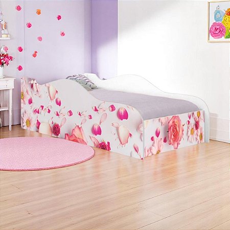 Cama Mobili Infantil Rosas