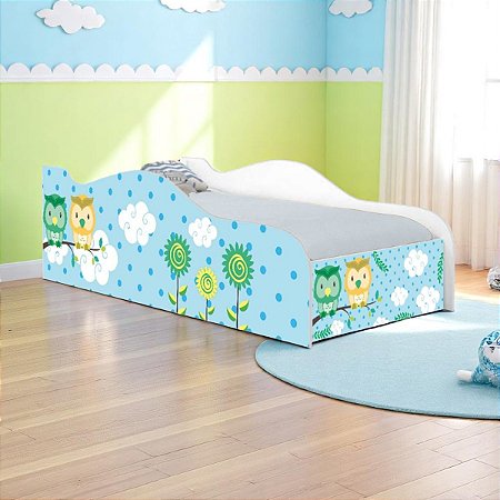 Cama Mobili Solteiro Corujinhas