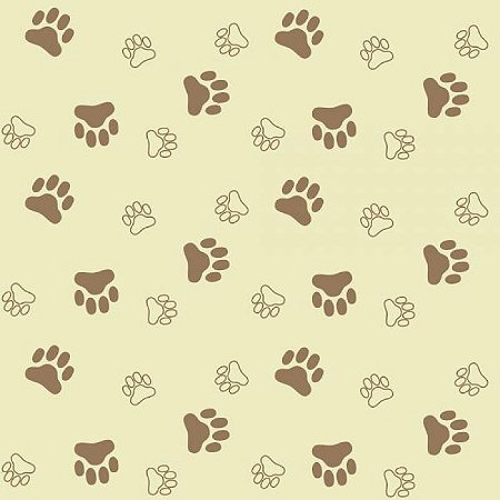 Papel De Parede Infantil Patinhas Cachorro