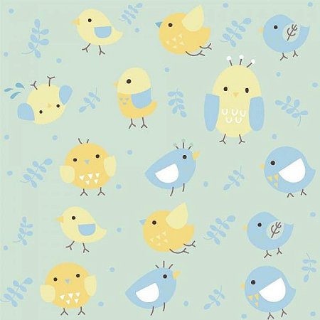 Papel De Parede Infantil Passarinhos