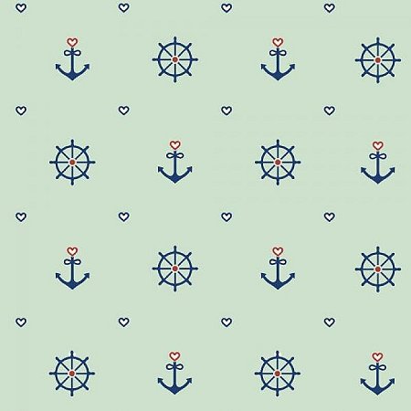 Papel De Parede Infantil Marinheiro Verde