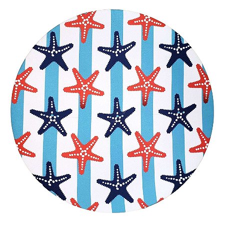 Kit 4 Capas Para Sousplat Replica Estrela Do Mar 35cmx35cm - UN / 4
