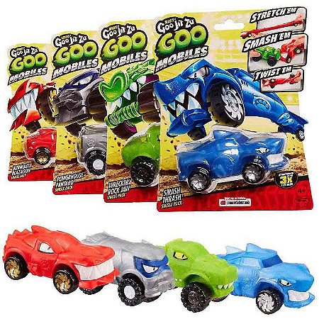 Carrinho Goo Jit Zu Goo Mobiles Com Rodas Reais (s)