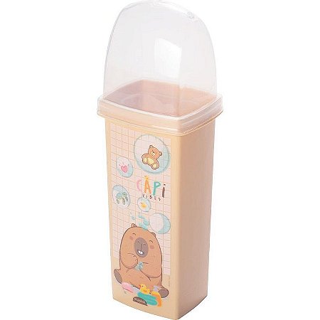 Porta Escova De Dentes Capivara Dental Case 290ml Bpa Free