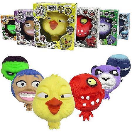 Boneco Splats Head Standard 11cm Figuras Sortidas E Divertidas