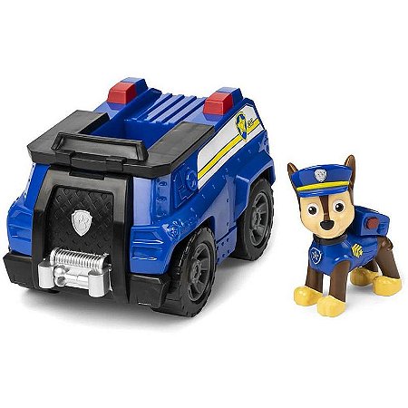 Boneco E Personagem Patrulha Canina Chase Sólido
