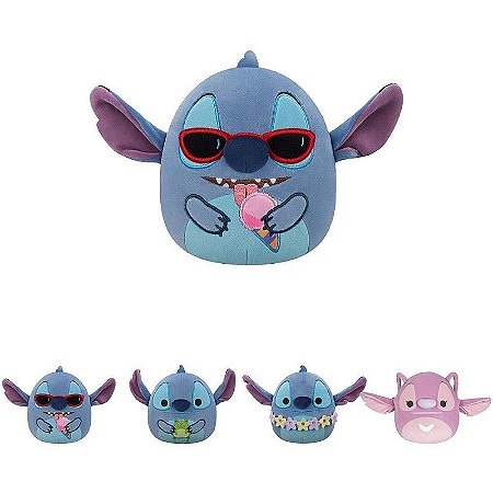 Pelúcia Stitch Squishmallows 17cm (s) Super Macia E Fofinha