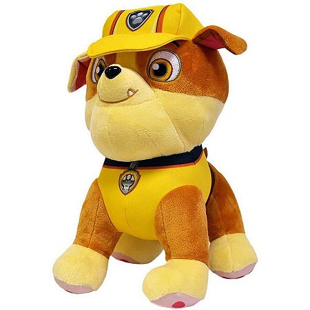 Pelúcia Patrulha Canina Rubble 30cm