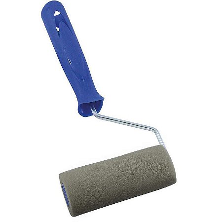 Rolo De Pintura De Espuma Cinza Poliéster/poliéter 9cm - Pacote Com 12