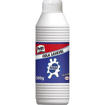 Cola Escolar Tenaz 500g - Caixa Com 12 Unidades