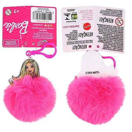 Chaveiro Barbie Pompom Dp.c/24